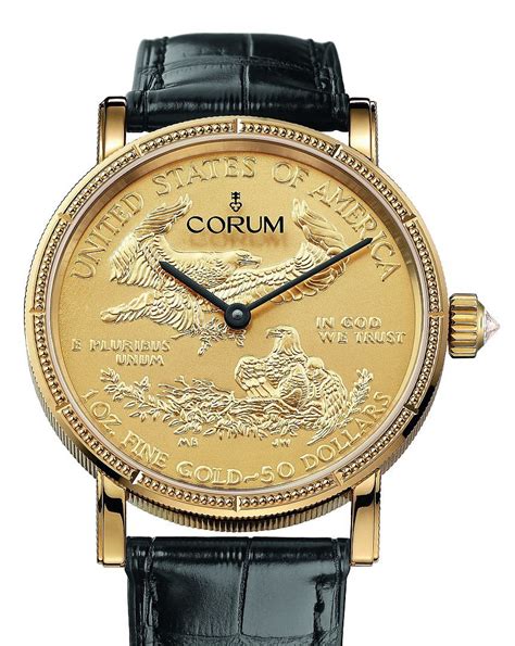 corum gold coin watches prices